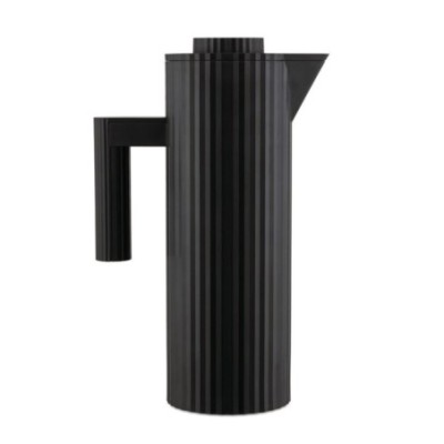 Alessi Plissé Termokande 1L Sort