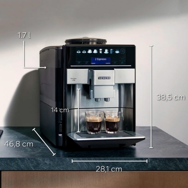 Siemens TE657313RW EQ6 s700 Inkl. 9x400g Verdenskaffe