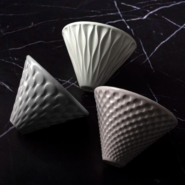 Loveramics Brewers Strong Dripper Hvid 2 Kop Inkl. Stand Sort