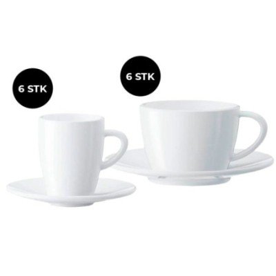 Jura Espresso- og Cappuccinokopper 12 Stk