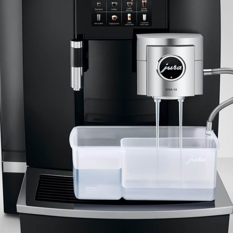 Jura Giga X8 (EA) Alu Black Espressomaskine Inkl. Cool Control, Pleje, Kaffe & Opsætning