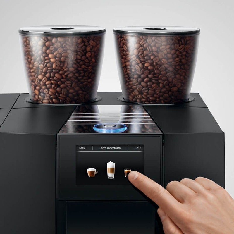 Jura Giga X8 (EA) Alu Black Espressomaskine Inkl. Cool Control, Pleje, Kaffe & Opsætning