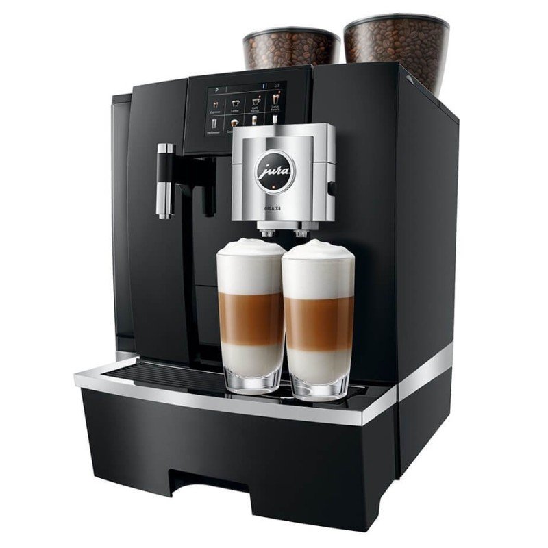 Jura Giga X8 (EA) Espressomaskine Inkl. 2,5L Cooler, Pleje & 12kg Kaffe