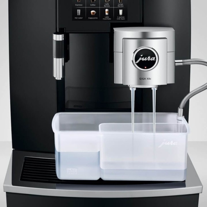 Jura Giga X8c (EB) Alu Black Espressomaskine Inkl. 2,5L Cooler, Pleje & 12kg Kaffe