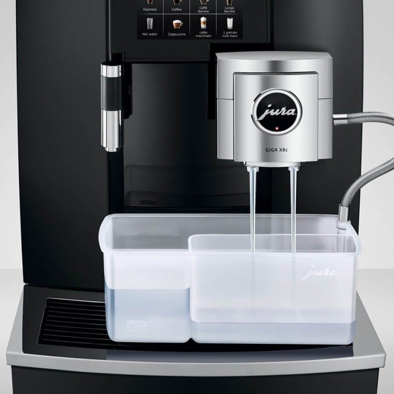 Jura Giga X8c (EB) Alu Black Espressomaskine Inkl. 1L Cooler, Pleje & 12kg Kaffe