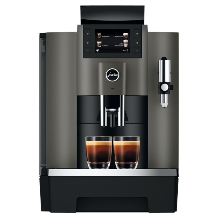 Jura W8 (EA) Espressomaskine Inkl. 2,5L Cooler, Pleje, Kopper & 6kg Kaffe