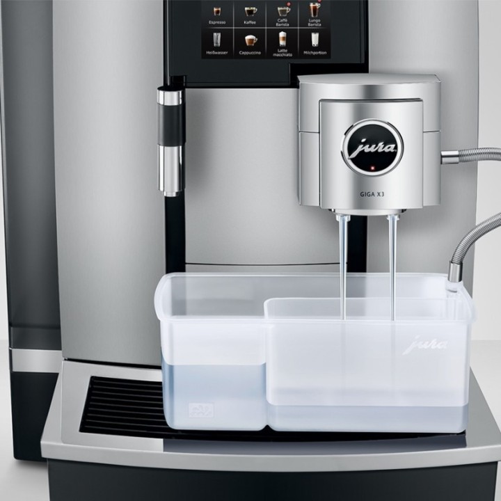Jura Giga X3 (EB) Alu Espressomaskine Inkl. 2,5L Cooler, Pleje, 12kg Kaffe