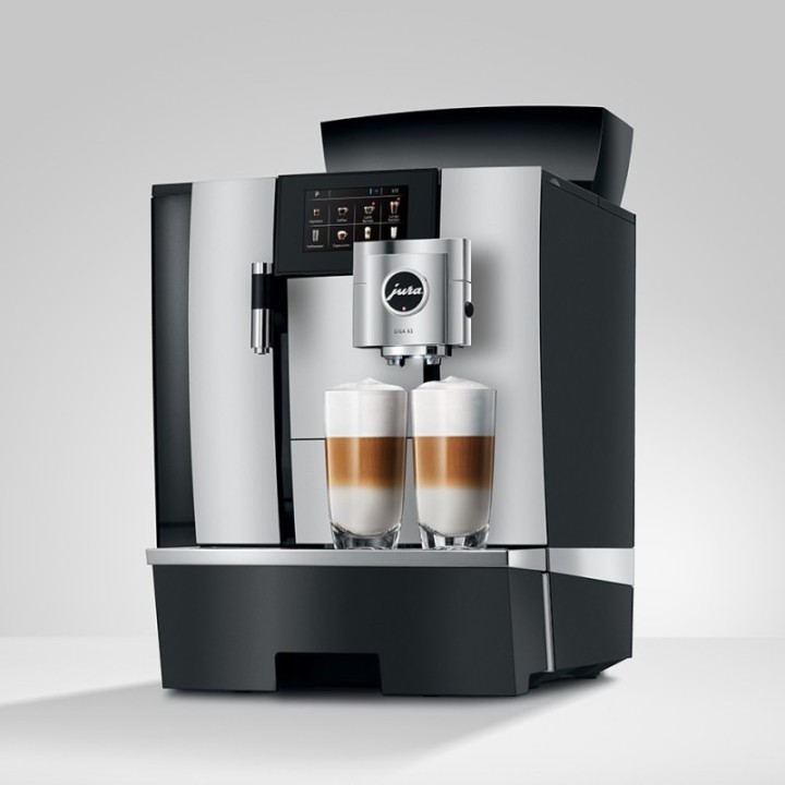 Jura Giga X3 (EB) Alu Espressomaskine Inkl. 2,5L Cooler, Pleje, 12kg Kaffe