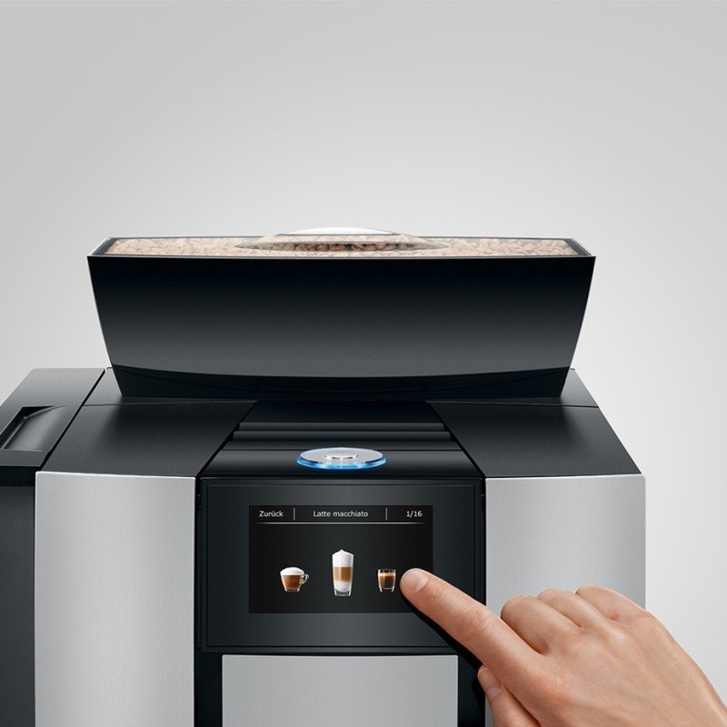 Jura Giga X3 (EB) Alu Espressomaskine Inkl. 1L Cooler, Pleje, 12kg Kaffe & Opsætning