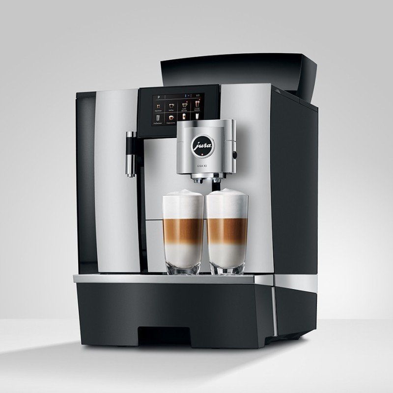 Jura Giga X3 (EB) Alu Espressomaskine Inkl. 1L Cooler, Pleje, 12kg Kaffe & Opsætning