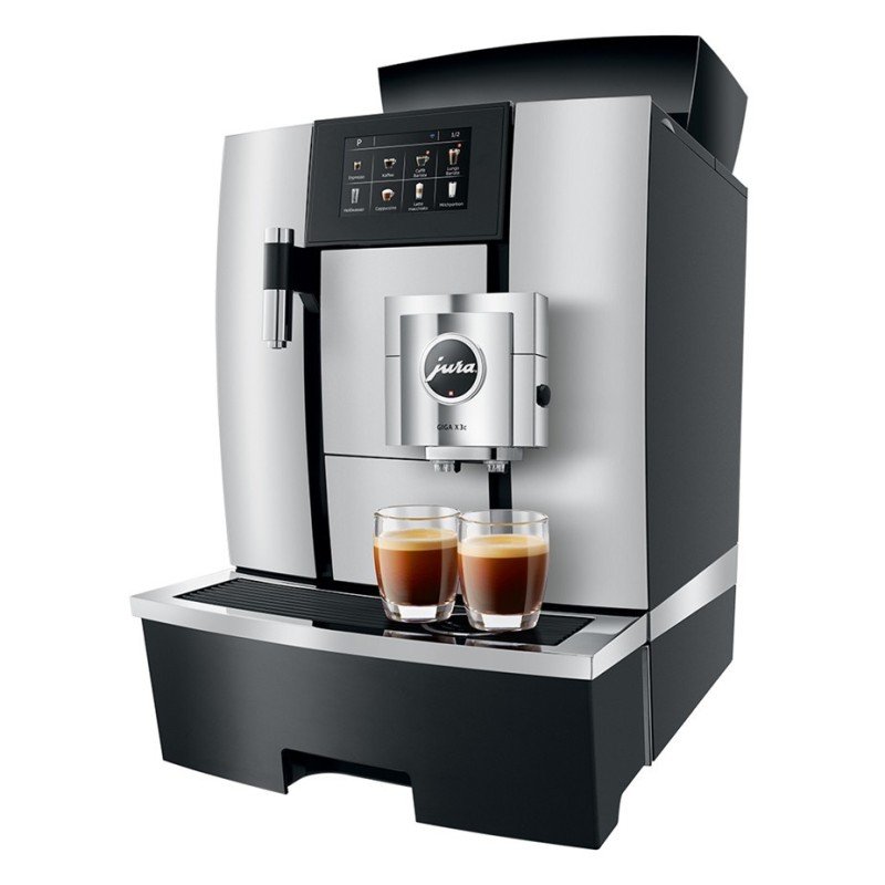 Jura Giga X3c (EB) Alu Espressomaskine Inkl. 2,5L Cooler, Pleje & 12kg Kaffe