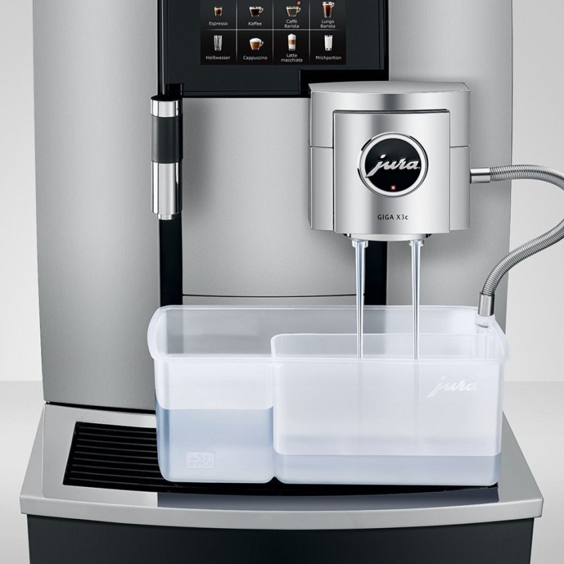 Jura Giga X3c (EB) Alu Espressomaskine Inkl. 1L Cooler, Pleje, 12kg Kaffe & Opsætning