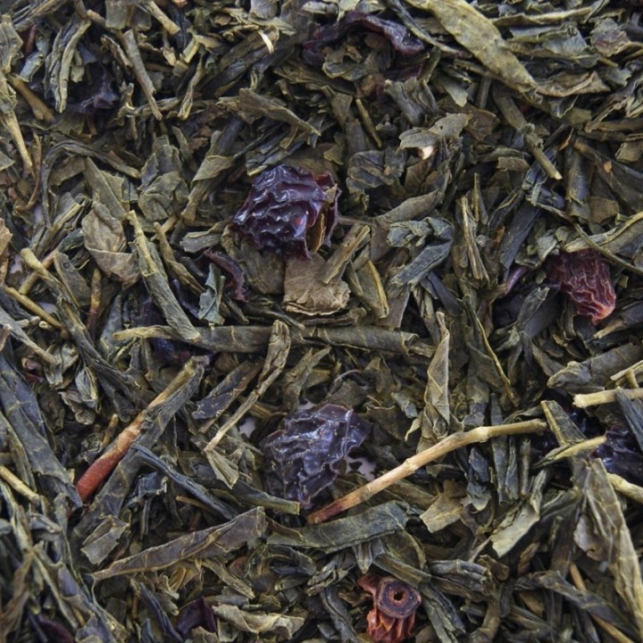 Grøn Earl Grey m. Hyben Økologisk Te 3kg
