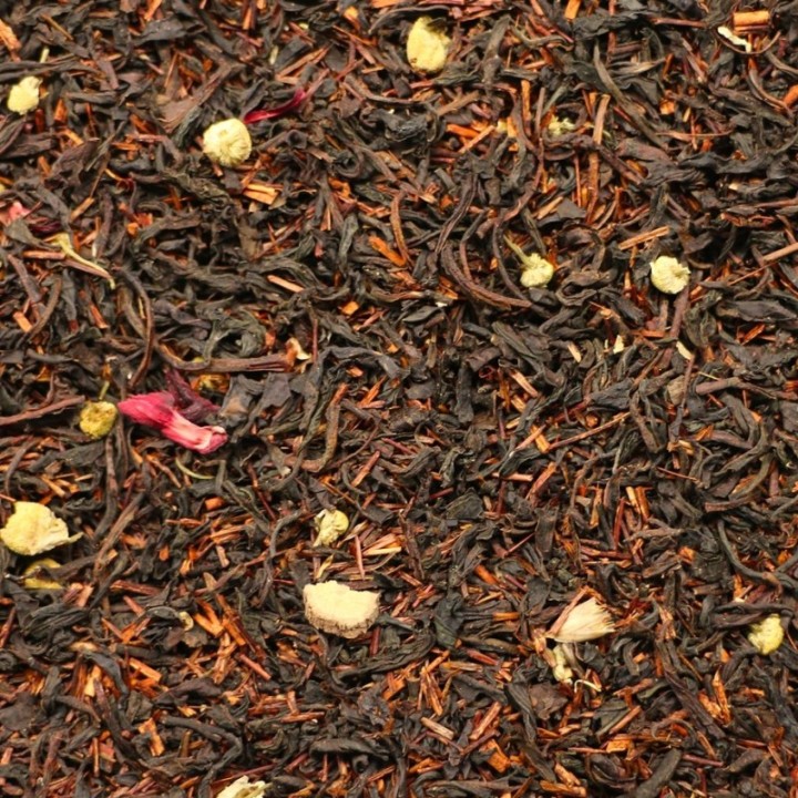 Rooibos & Ceylon Te med Hibiscus og Kamille 1kg