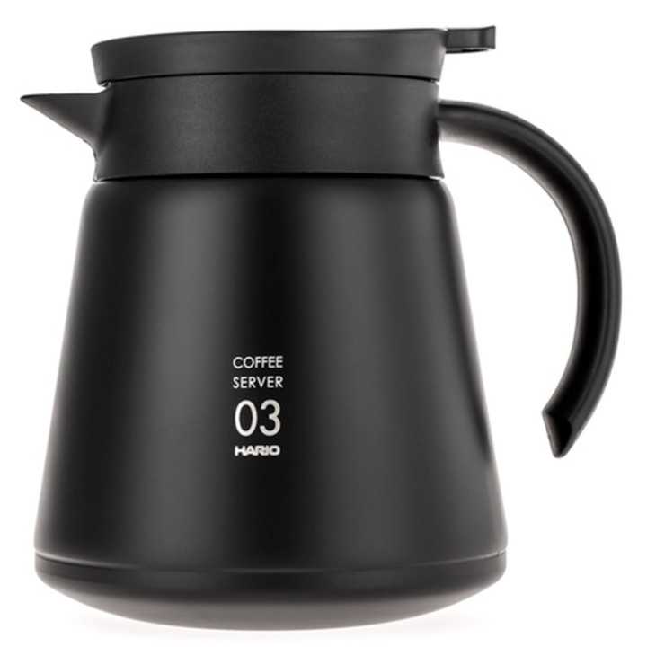 Hario V60-03 Rustfrit Stål Server 0,8L Sort Hario V60-03 Rustfrit Stål Server 0,8L Sort