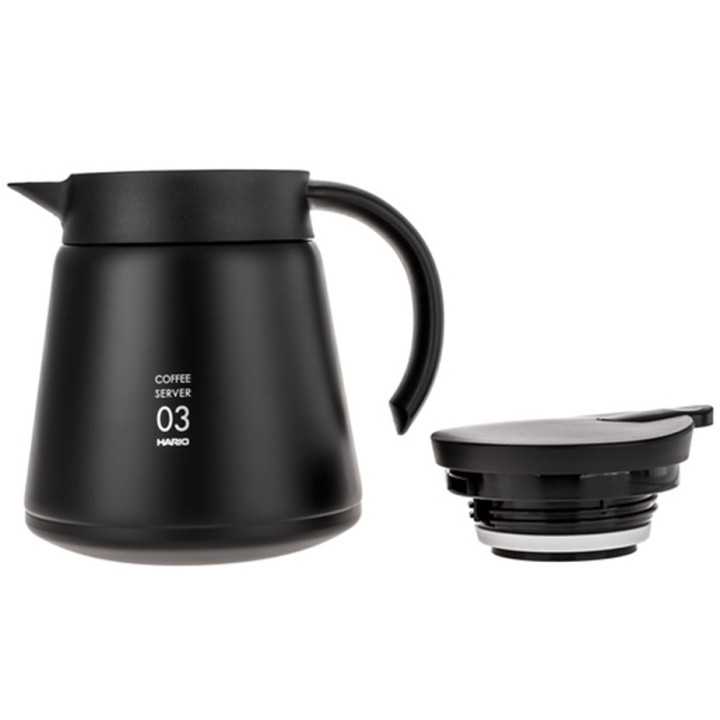 Hario V60-03 Rustfrit Stål Server 0,8L Sort Hario V60-03 Rustfrit Stål Server 0,8L Sort