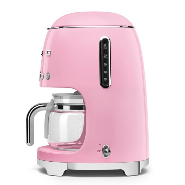 Smeg DCF02PKEU Drip Kaffemaskine Rosa