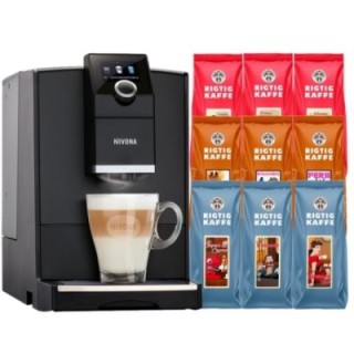Nivona NICR 790 Mat Sort Espressomaskine Inkl. 4,2kg Rigtig Kaffe
