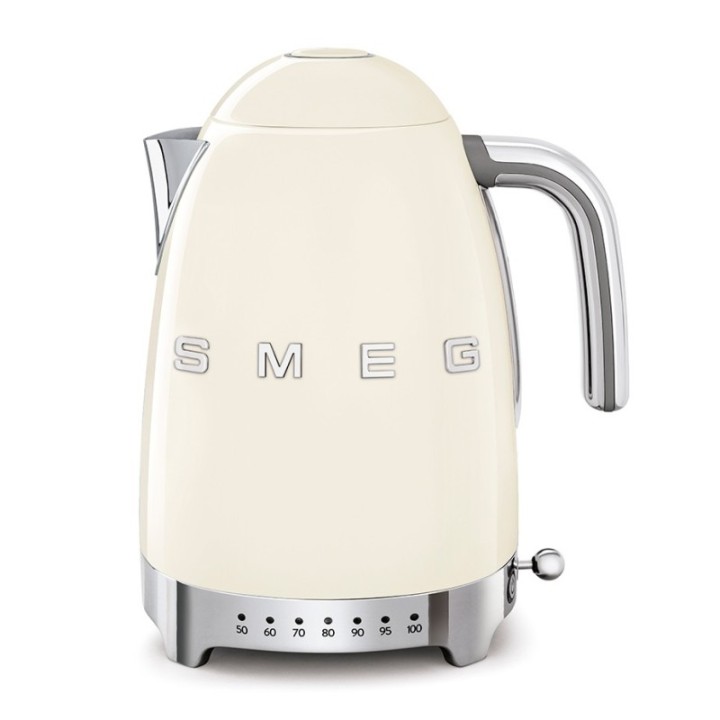 Smeg KLF04CREU Elkedel m. Temperatur 1,7L Creme
