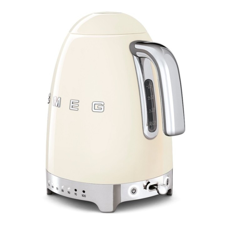 Smeg KLF04CREU Elkedel m. Temperatur 1,7L Creme