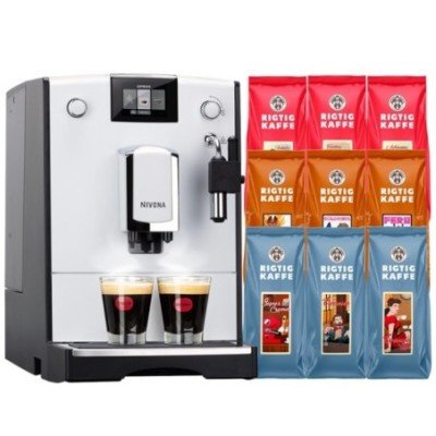 Nivona NICR 560 Hvid Espressomaskine Inkl. 4,2kg Rigtig Kaffe