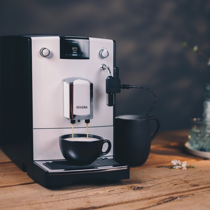 Nivona NICR 560 Hvid Espressomaskine Inkl. 4,2kg Rigtig Kaffe