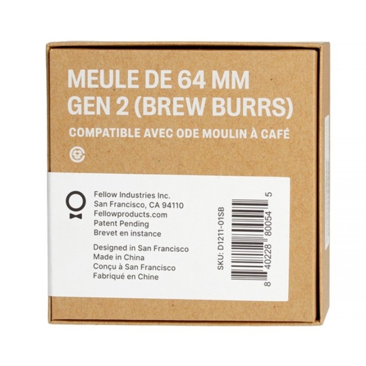 Fellow Ode Brew Burrs - Opgraderingsknive til Gen 1.1