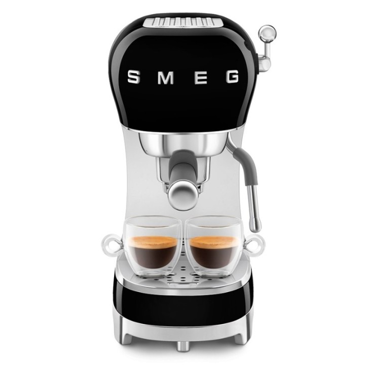 Smeg ECF02BLEU Espressomaskine Sort