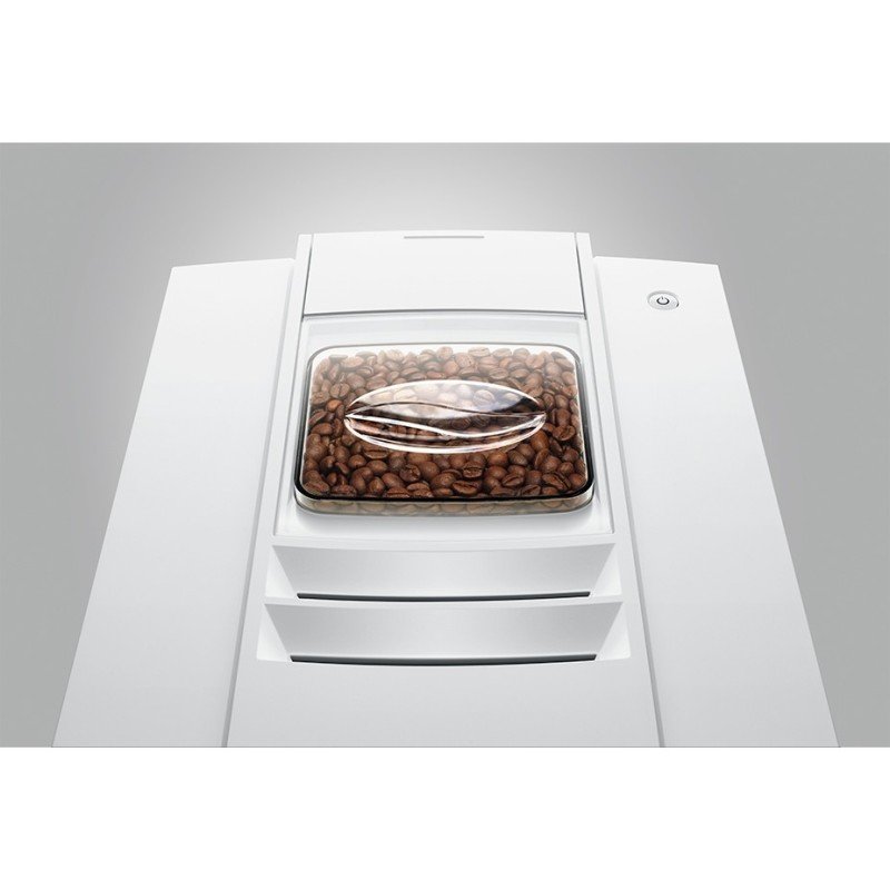 Jura E4 (EA) Piano White Espressomaskine Inkl. Kopper & 500g Rigtig Kaffe