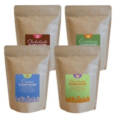Smagskaffe Mixpakke 4x225g Hele kaffebønner