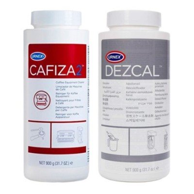 Urnex Cafiza2 Backflush Pulver & Dezcal Afkalkningspulver