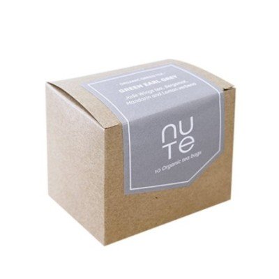NUTE Green Earl Grey Økologisk Tebreve 10 stk