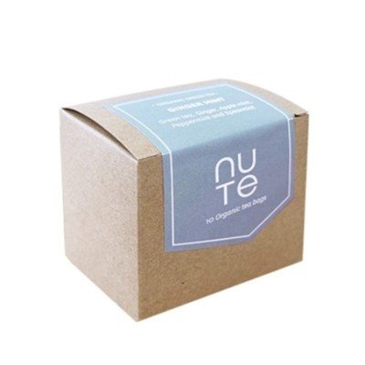NUTE Ginger Mint Økologisk Tebreve 10 stk