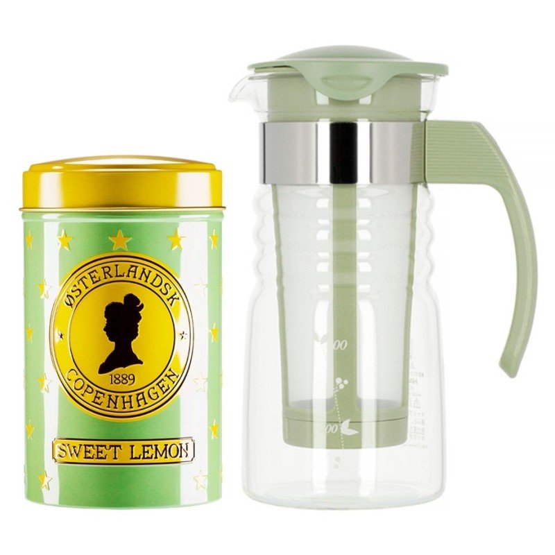 Hario Mizudashi Tebrygger Mini 0,7 L Inkl. Østerlandsk Thehus Sweet Lemon