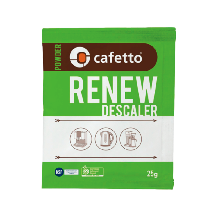 Cafetto Renew Organisk Afkalkningspulver 4x25g