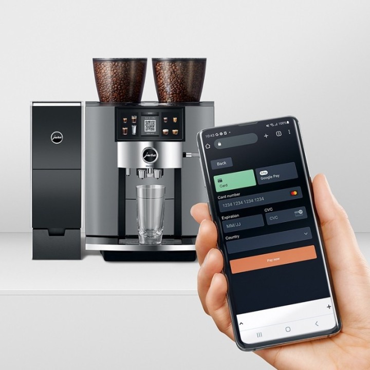 Jura Giga W10 (EA) Diamond Silver Espressomaskine Inkl. Startpakke