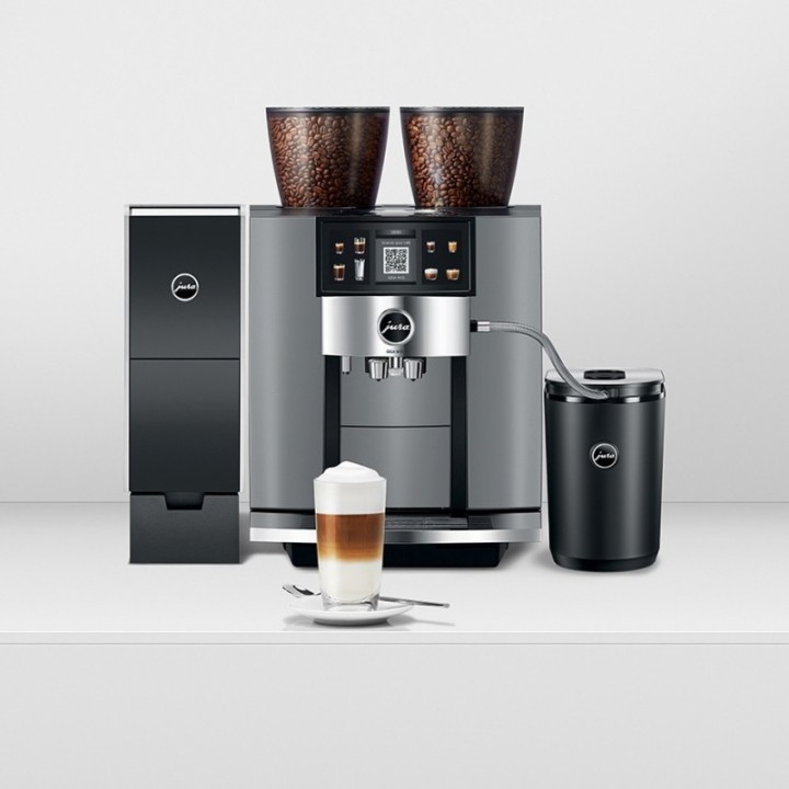 Jura Giga W10 (EA) Diamond Silver Espressomaskine Inkl. Startpakke