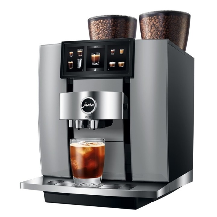 Jura Giga W10 (EA) Diamond Silver Espressomaskine Inkl. Startpakke