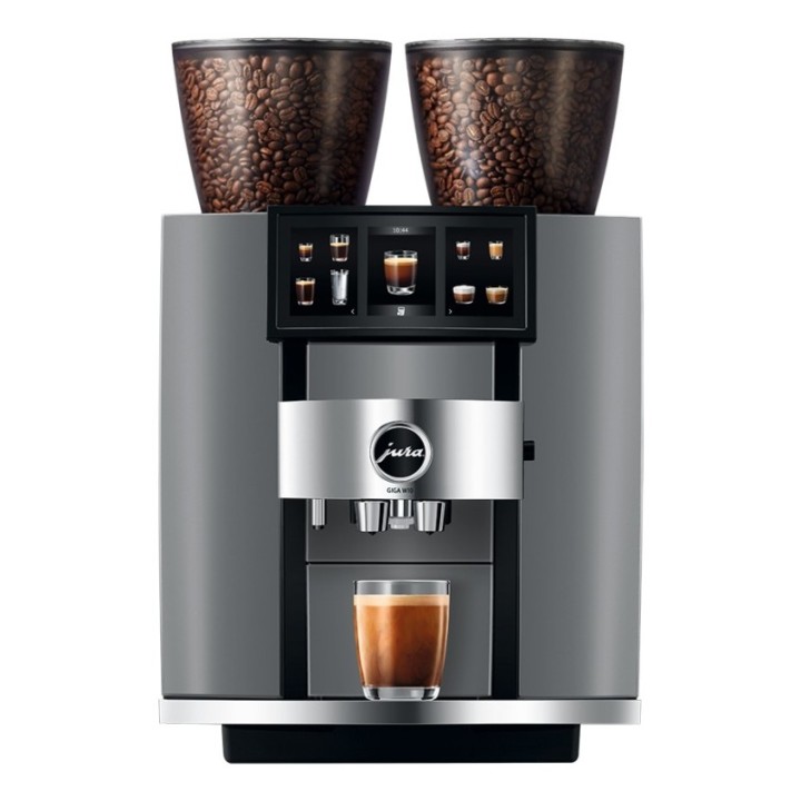 Jura Giga W10 (EA) Diamond Silver Espressomaskine Inkl. Startpakke