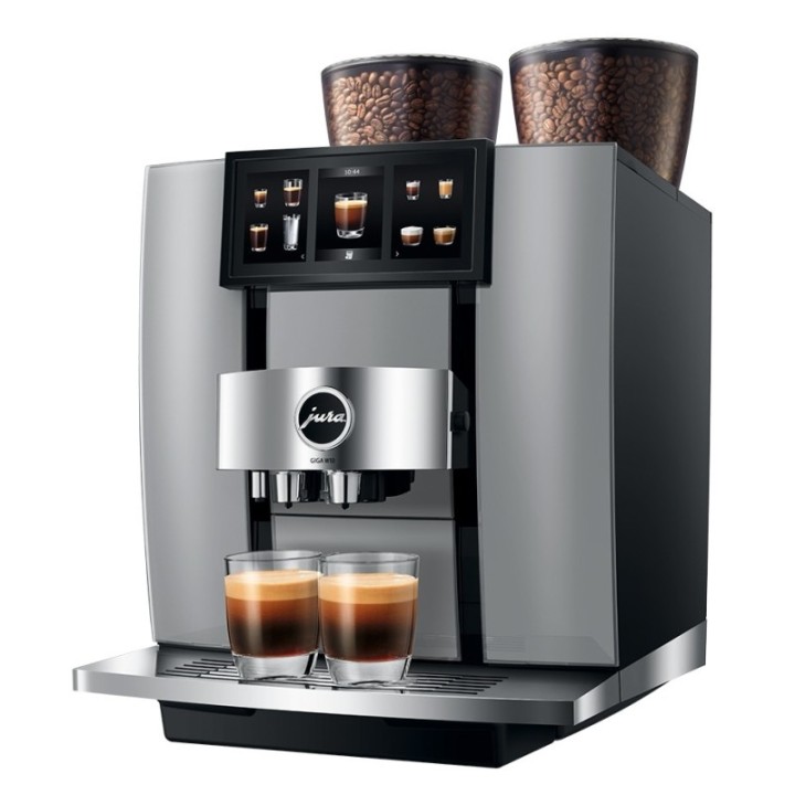 Jura Giga W10 (EA) Diamond Silver Espressomaskine Inkl. Startpakke