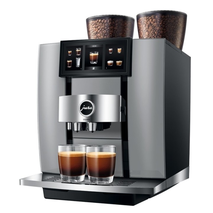 Jura Giga W10 (EA) Diamond Silver Espressomaskine Inkl. Startpakke