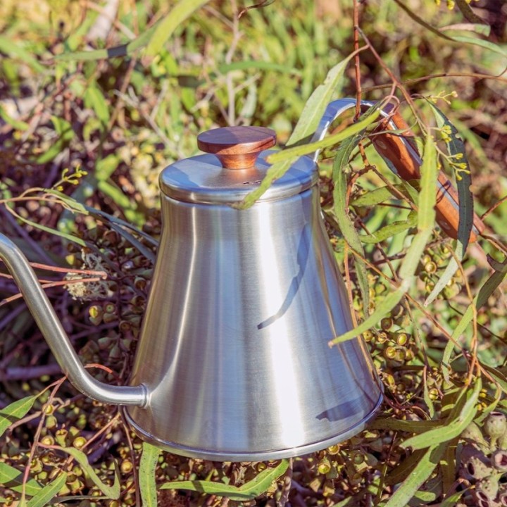 Hario V60 Kedel Stål/Træ 0,8 L