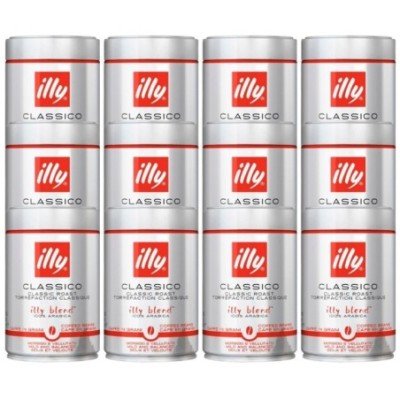 Illy Espresso Classico 12x250g Hele kaffebønner