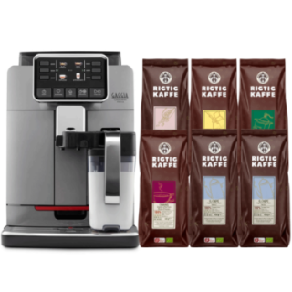 Gaggia Cadorna Prestige Espressomaskine Inkl. 6x400g Rigtig Kaffe Organic