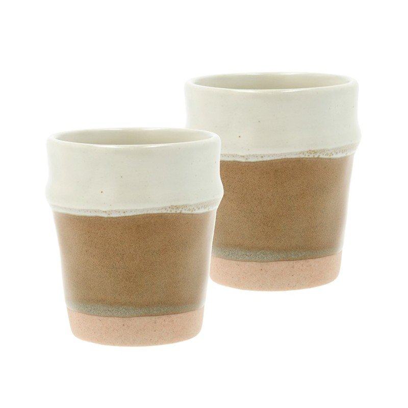 Villa Collection Evig Espressokop 10 cl 2 Stk Brun/Creme