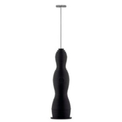 Alessi Pulcina Mælkeskummer Sort