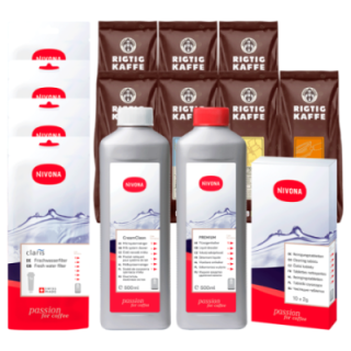 Nivona Plejepakke Inkl. 7x400g Rigtig Kaffe Organic