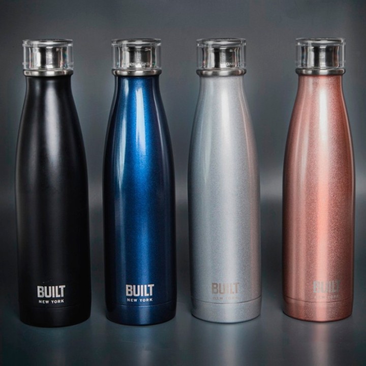 BUILT Perfect Seal Termoflaske 0,5 L Silver