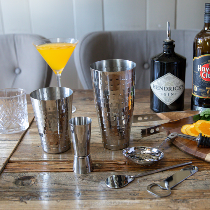 BarCraft Boston Barsæt 8 Dele Stål