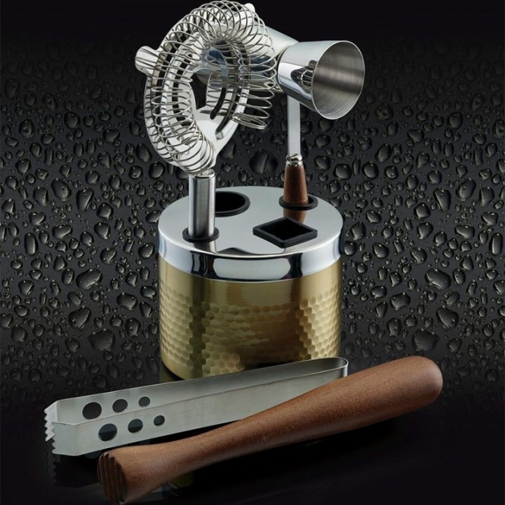 BarCraft Barsæt 5 Dele Guld